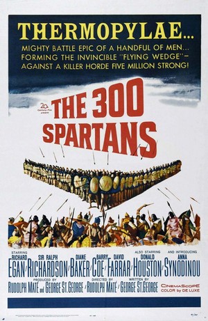 The 300 Spartans (1962) - poster