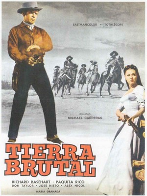 Tierra Brutal (1962) - poster