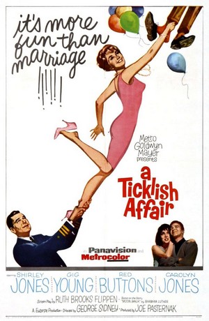 A Ticklish Affair (1963) - poster