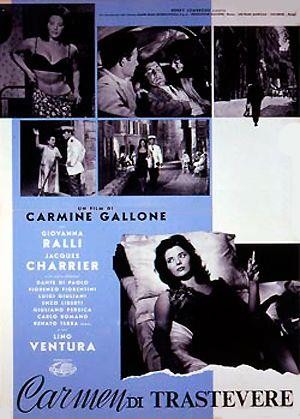 Carmen di Trastevere (1963) - poster