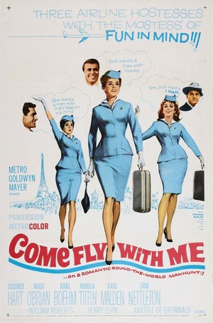 Come Fly with Me (1963) - poster