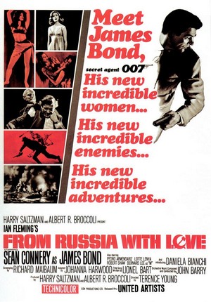 From Russia with Love (1963) - poster