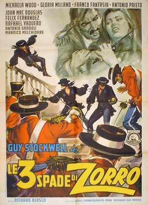 Le Tre Spade di Zorro (1963) - poster