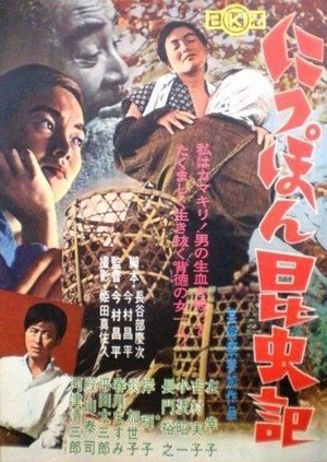 Nippon Konchûki (1963) - poster