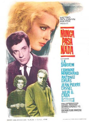 Nunca Pasa Nada (1963) - poster