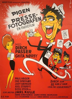 Pigen og Pressefotografen (1963) - poster