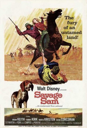 Savage Sam (1963) - poster