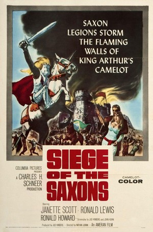Siege of the Saxons (1963) - poster
