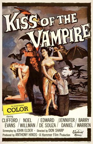 The Kiss of the Vampire (1963) - poster