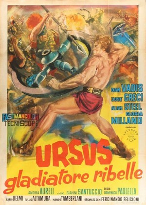 Ursus, il Gladiatore Ribelle (1963) - poster