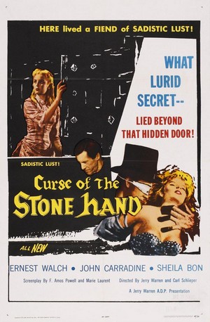 Curse of the Stone Hand (1964) - poster