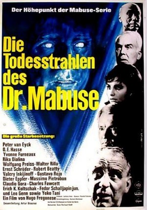 Die Todesstrahlen des Dr. Mabuse (1964) - poster