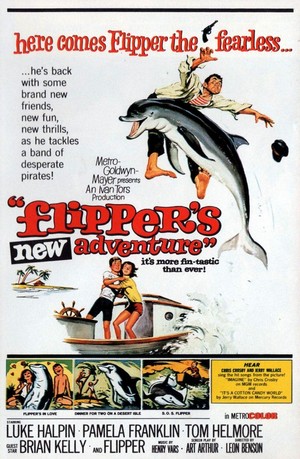 Flipper's New Adventure (1964) - poster