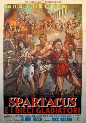 Gli Invincibili Dieci Gladiatori (1964) - poster