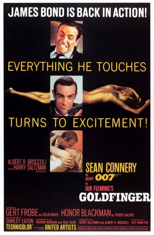 Goldfinger (1964) - poster