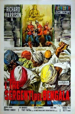 I Tre Sergenti del Bengala (1964) - poster