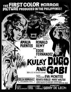 Kulay Dugo Ang Gabi (1964) - poster