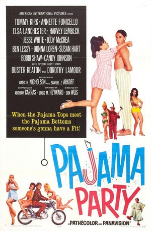 Pajama Party (1964) - poster