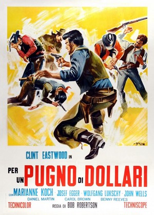 Per un Pugno di Dollari (1964) - poster