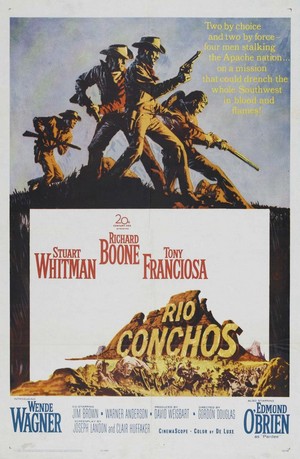 Rio Conchos (1964) - poster