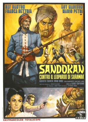Sandokan contro il Leopardo di Sarawak (1964) - poster