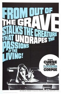 The Curse of the Living Corpse (1964) - poster