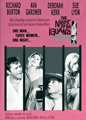 The Night of the Iguana (1964) - poster