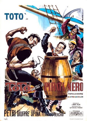 Totò contro il Pirata Nero (1964) - poster