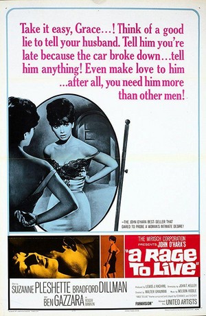 A Rage to Live (1965) - poster