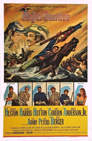 Major Dundee (1965) - poster