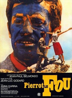 Pierrot le Fou (1965) - poster