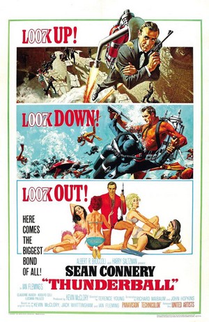 Thunderball (1965) - poster