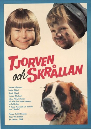Tjorven och Skrållan (1965) - poster