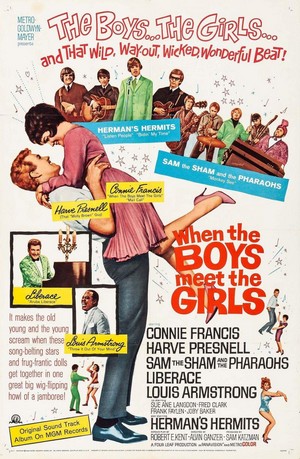 When the Boys Meet the Girls (1965) - poster