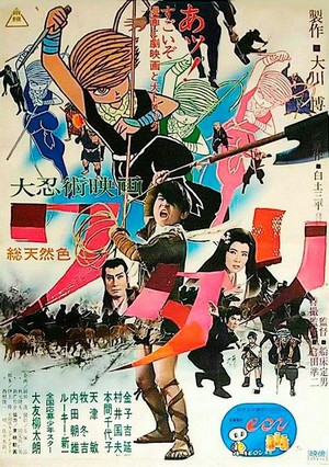 Daininjutsu Eiga Watari (1966) - poster