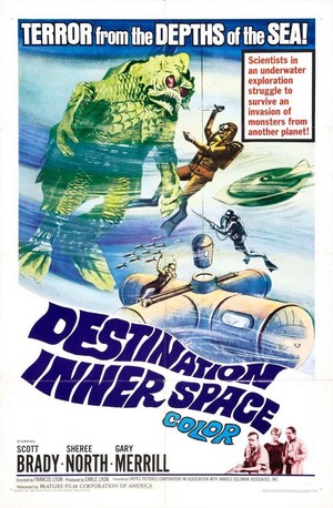 Destination Inner Space (1966) - poster