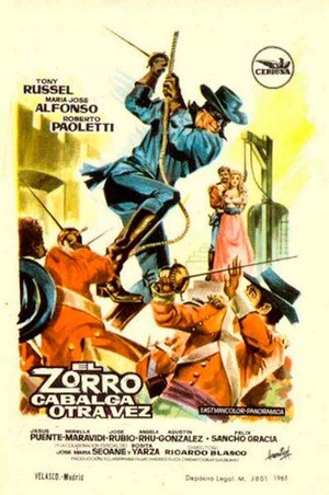 El Zorro Cabalga otra Vez (1966) - poster