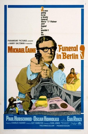 Funeral in Berlin (1966) - poster