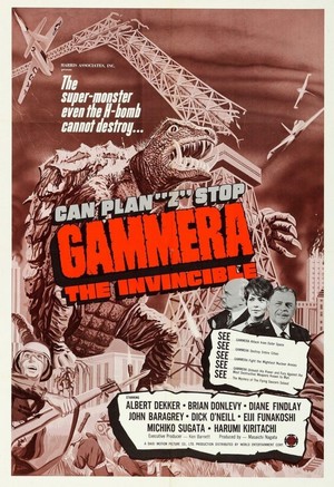 Gammera the Invincible (1966) - poster