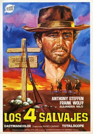 Los Cuatro Salvajes (1966) - poster