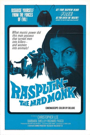 Rasputin: The Mad Monk (1966) - poster