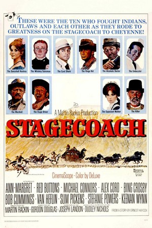 Stagecoach (1966) - poster