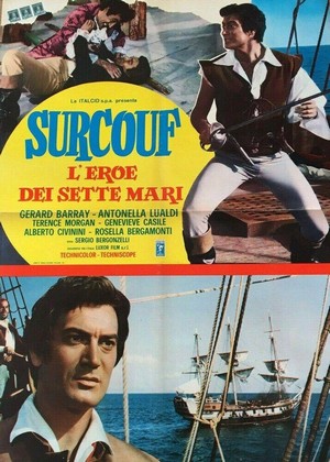 Surcouf, l'Eroe dei Sette Mari (1966) - poster