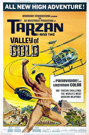 Tarzan and the Valley of Gold (1966) - poster