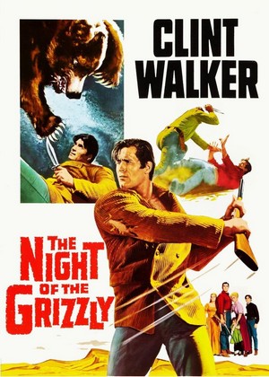 The Night of the Grizzly (1966) - poster