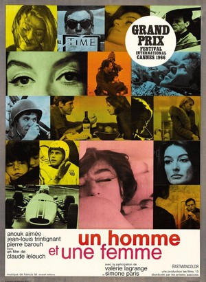 Un Homme et une Femme (1966) - poster