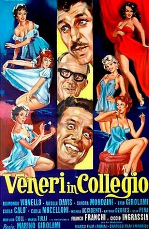 Veneri in Collegio (1966) - poster