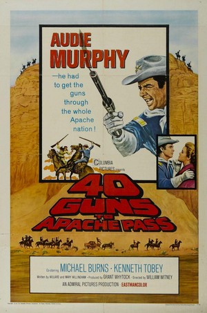 40 Guns to Apache Pass (1967) - poster