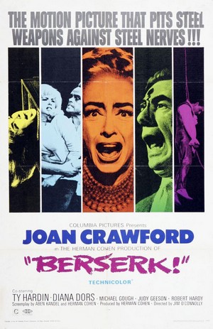 Berserk! (1967) - poster