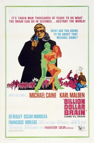 Billion Dollar Brain (1967) - poster